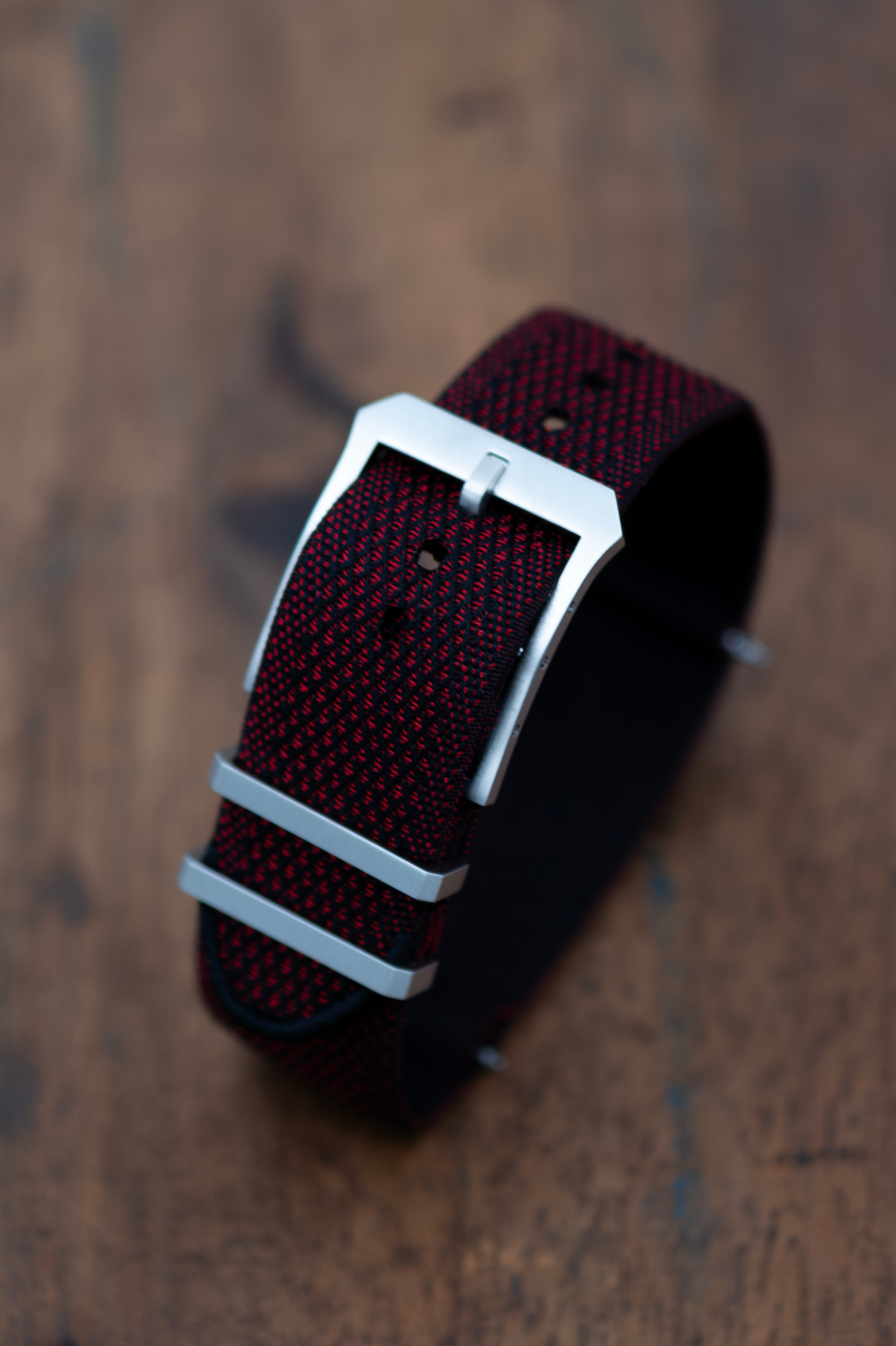 BRACELET JF-0002 BURGUNDY 20MM