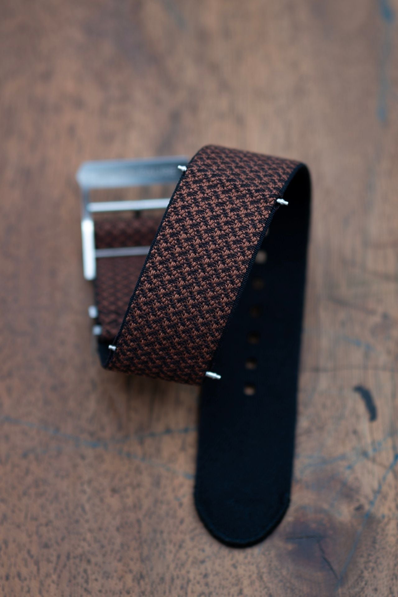 BRACELET CROISILLON CUIR FONCE