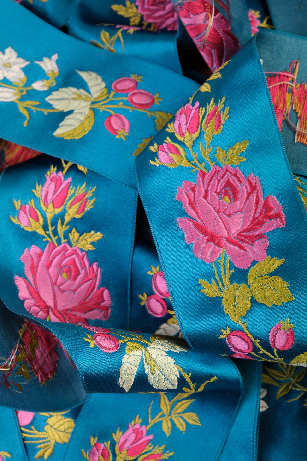 Ruban florale italien fait par Julien Faure